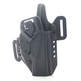 Radar Holster für Glock, Spritzguss mit Index Finger und Retention Sicherung Größe G17 Rechts
