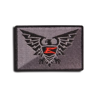 Edge Tatical Tactical 2&quot; x 3&quot; Embroidered Patch-Gray &amp; Black